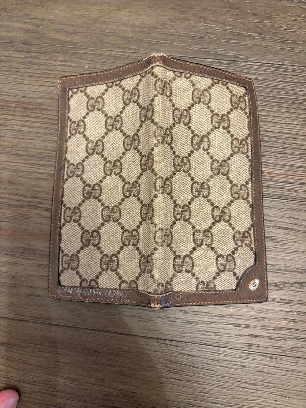Gucci Beige & Brown Monogram Long Wallet - Picture 9 of 9